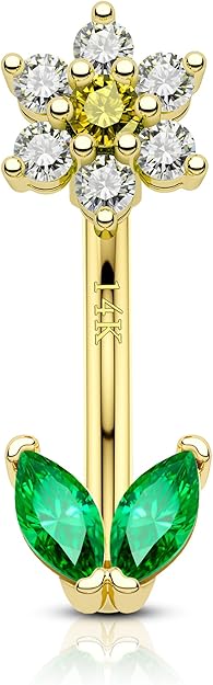 14K Real Solid Gold Eyebrow
