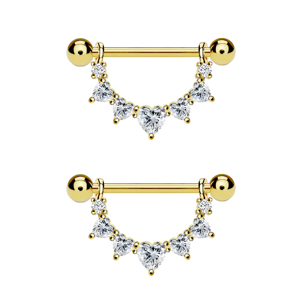 316L Surgical Stainless Steel Nipple Ring
